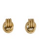 Trifari Kocker Clip On Earrings