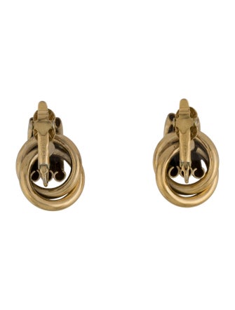 Trifari Kocker Clip On Earrings