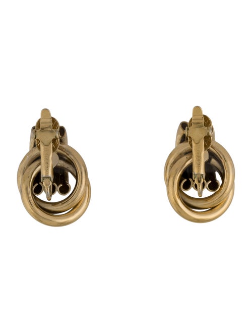 Trifari Kocker Clip On Earrings