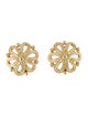 Trifari Textured Clip-On Earrings