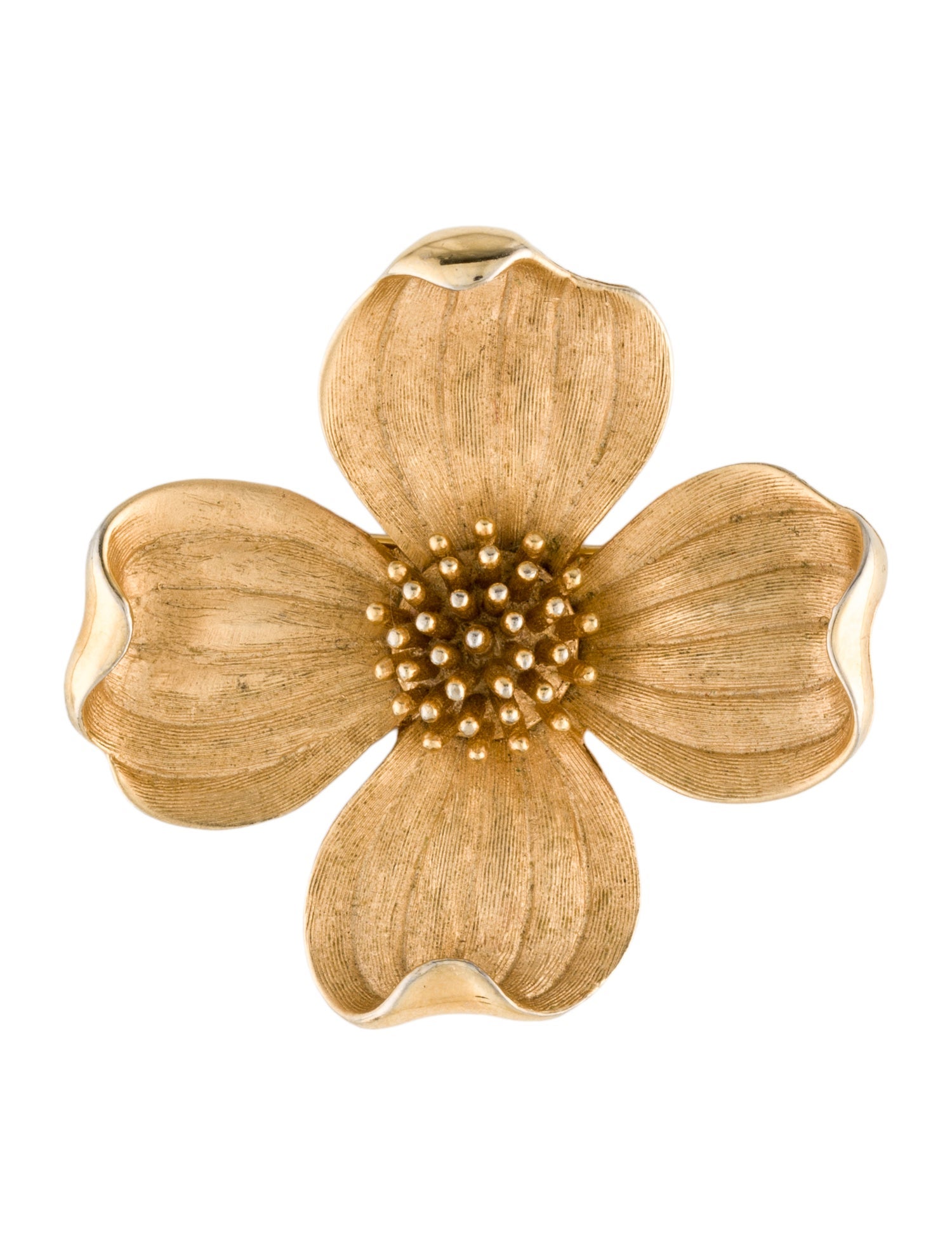 Trifari Floral Pendant Brooch