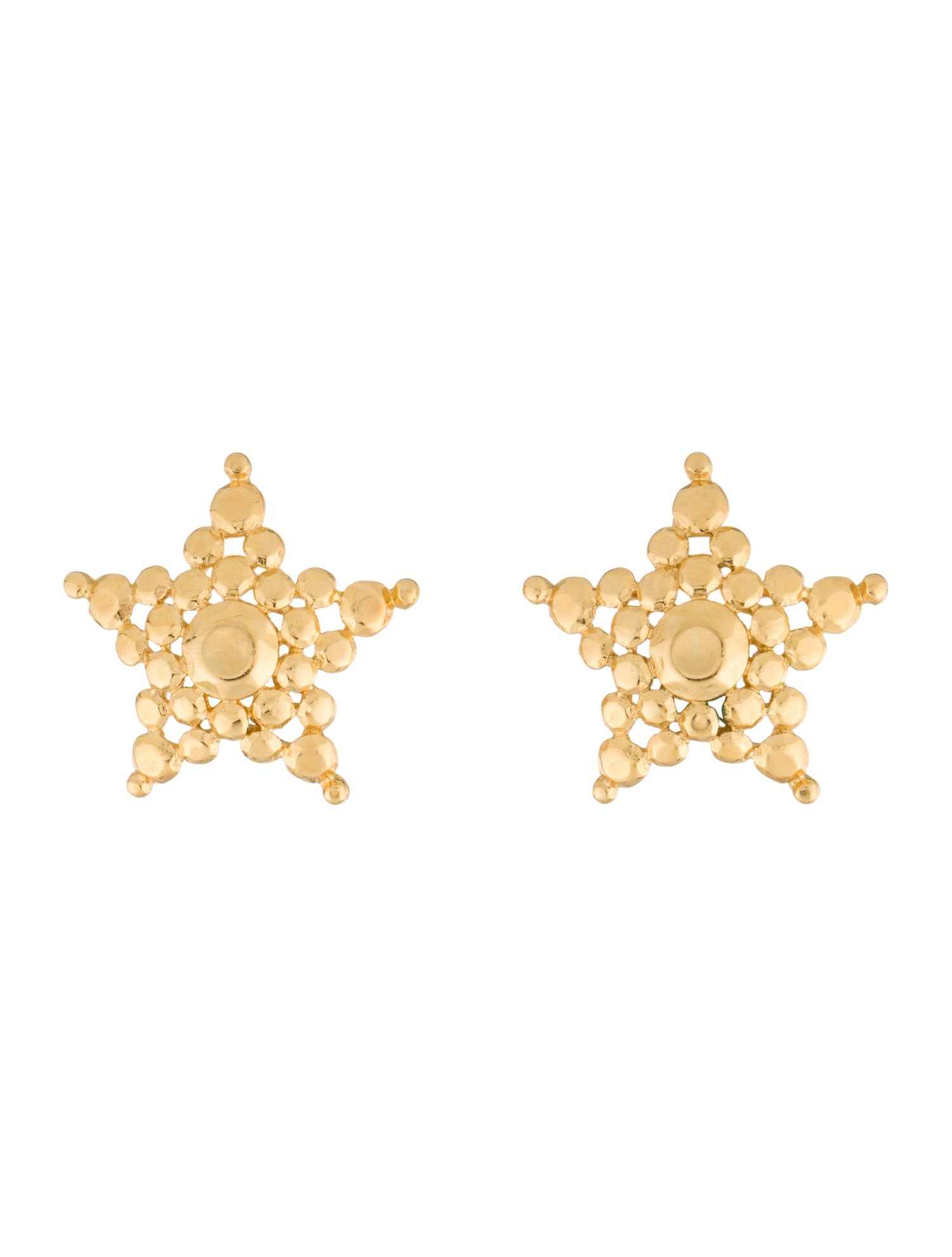 Trifari Star Clip-On Earrings