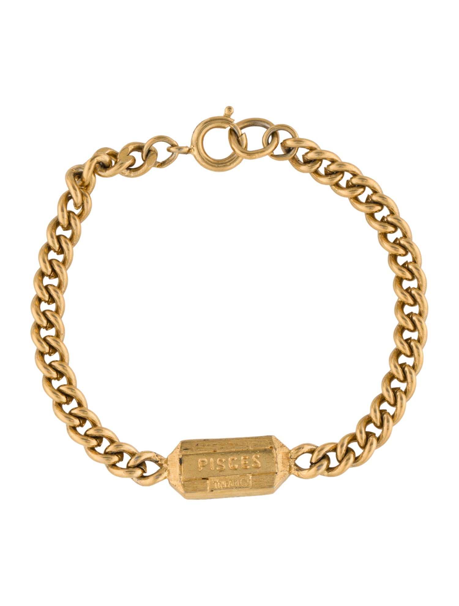 Trifari Pisces Link Bracelet