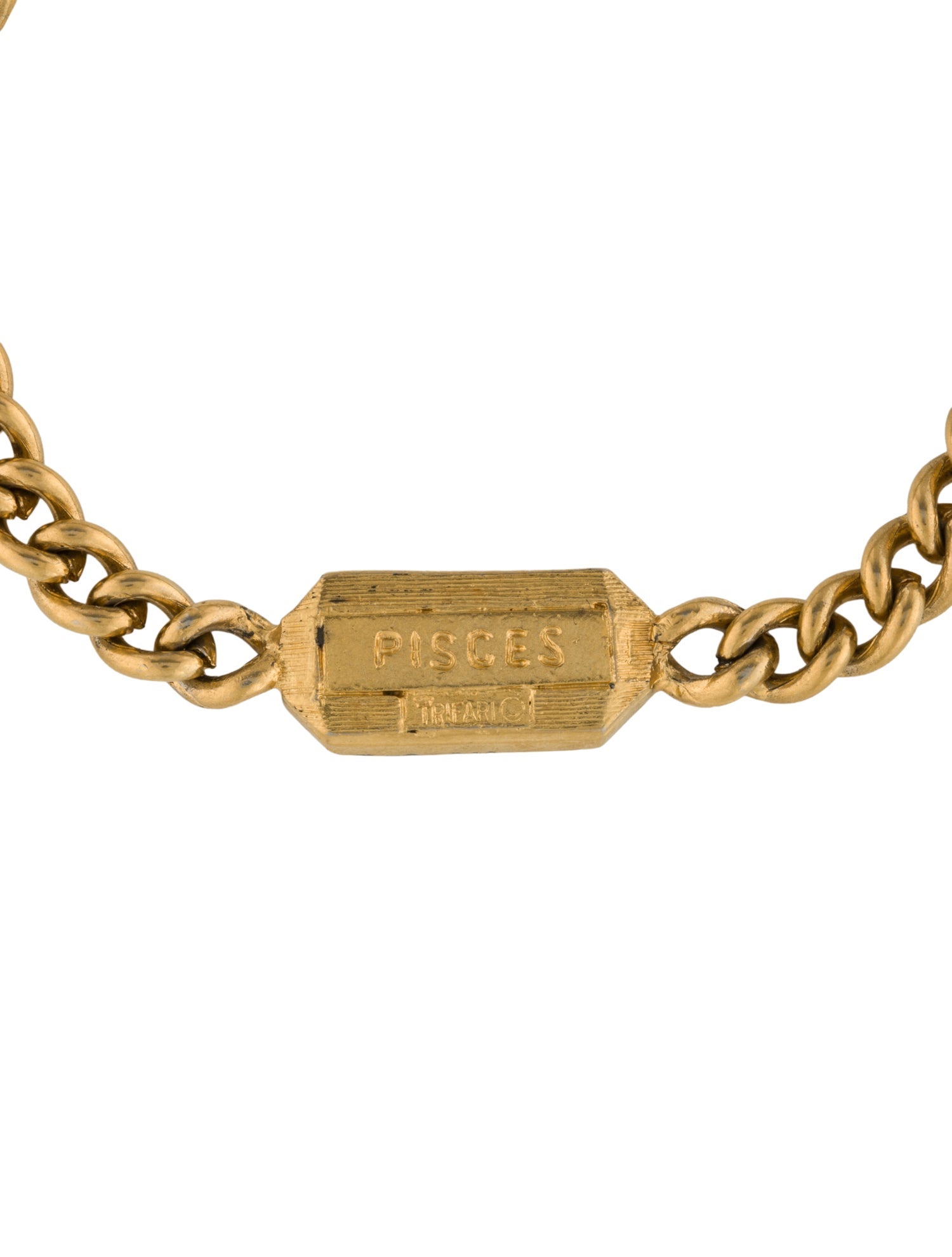 Trifari Pisces Link Bracelet
