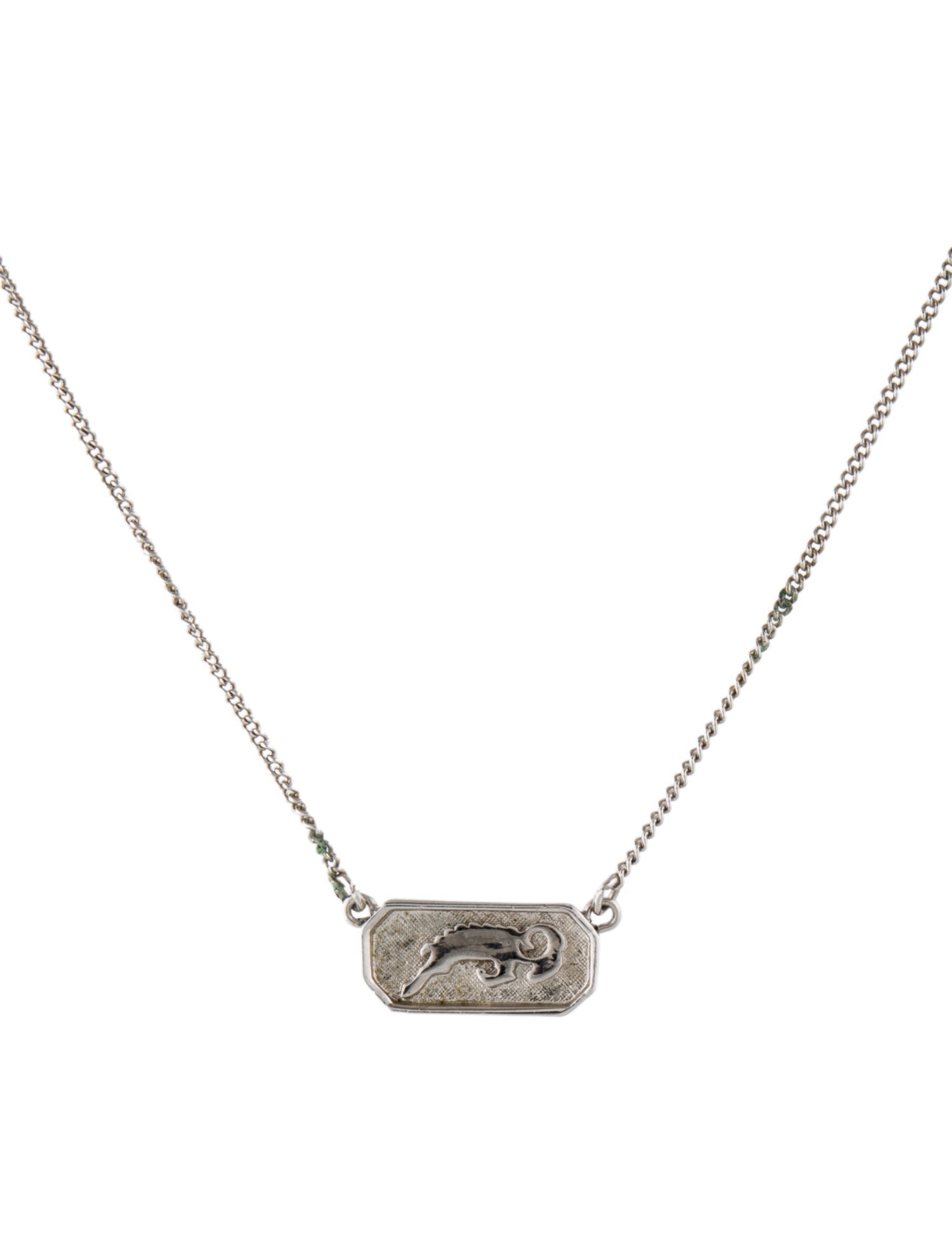 Trifari Aries Pendant Necklace