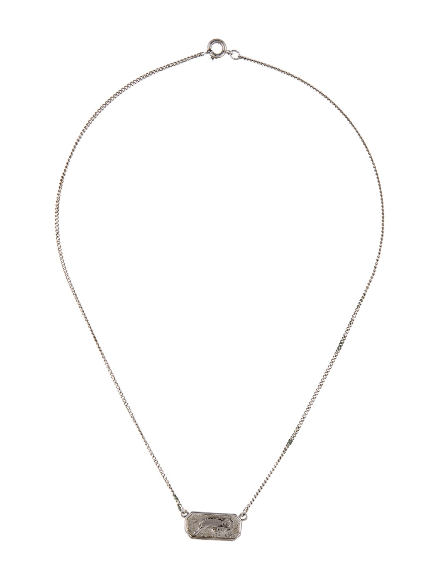 Trifari Aries Pendant Necklace