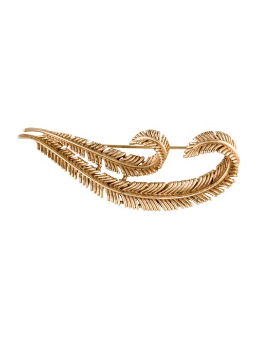 Trifari Leaf Brooch