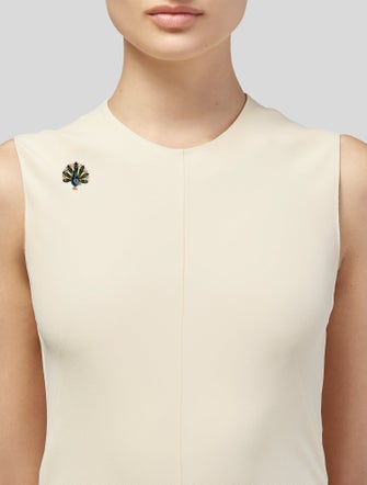 Trifari Enamel Peacock Pin Brooch