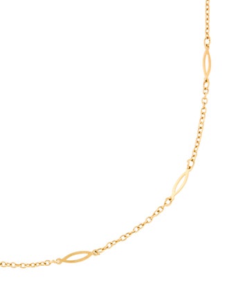 Trifari Station Chain Necklace