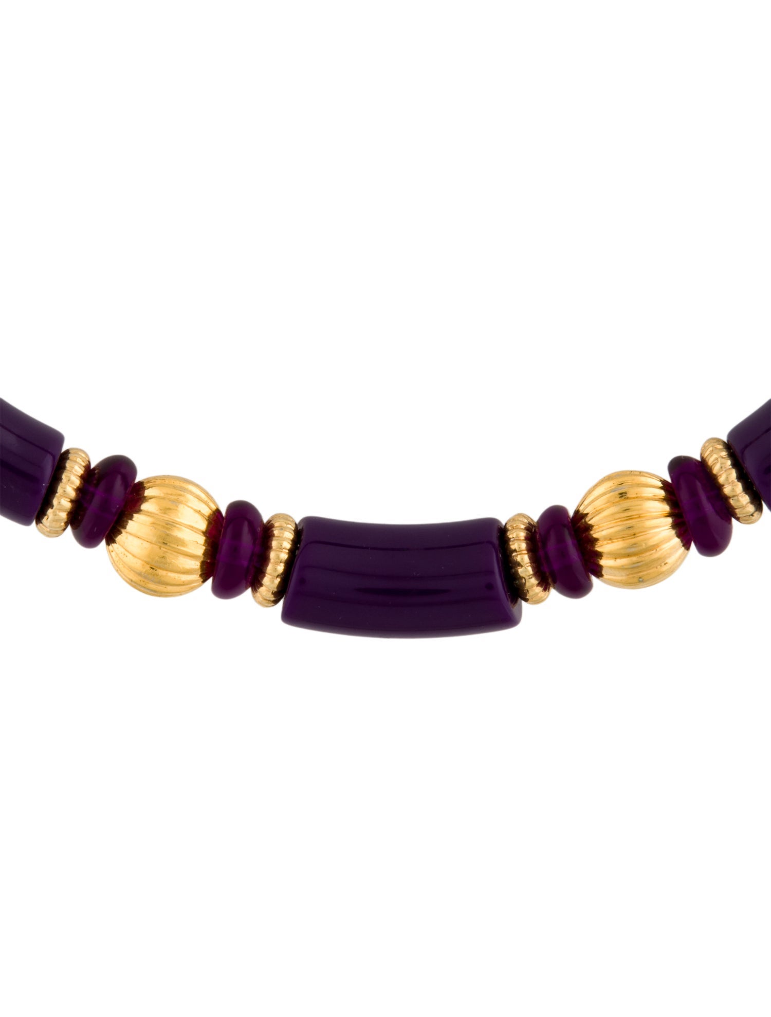 Trifari Resin Bead Strand Necklace