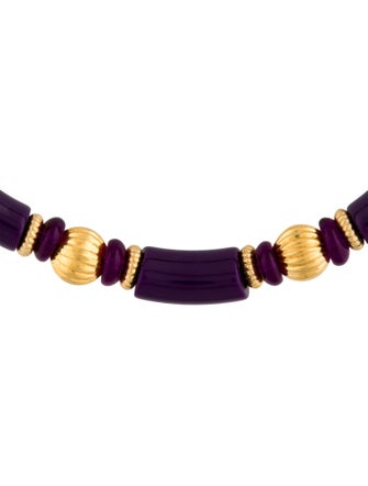 Trifari Resin Bead Strand Necklace