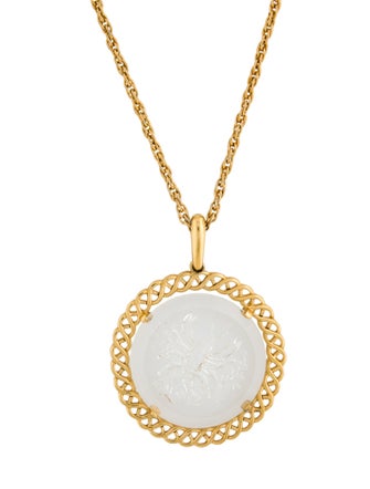 Trifari Resin Pendant Necklace