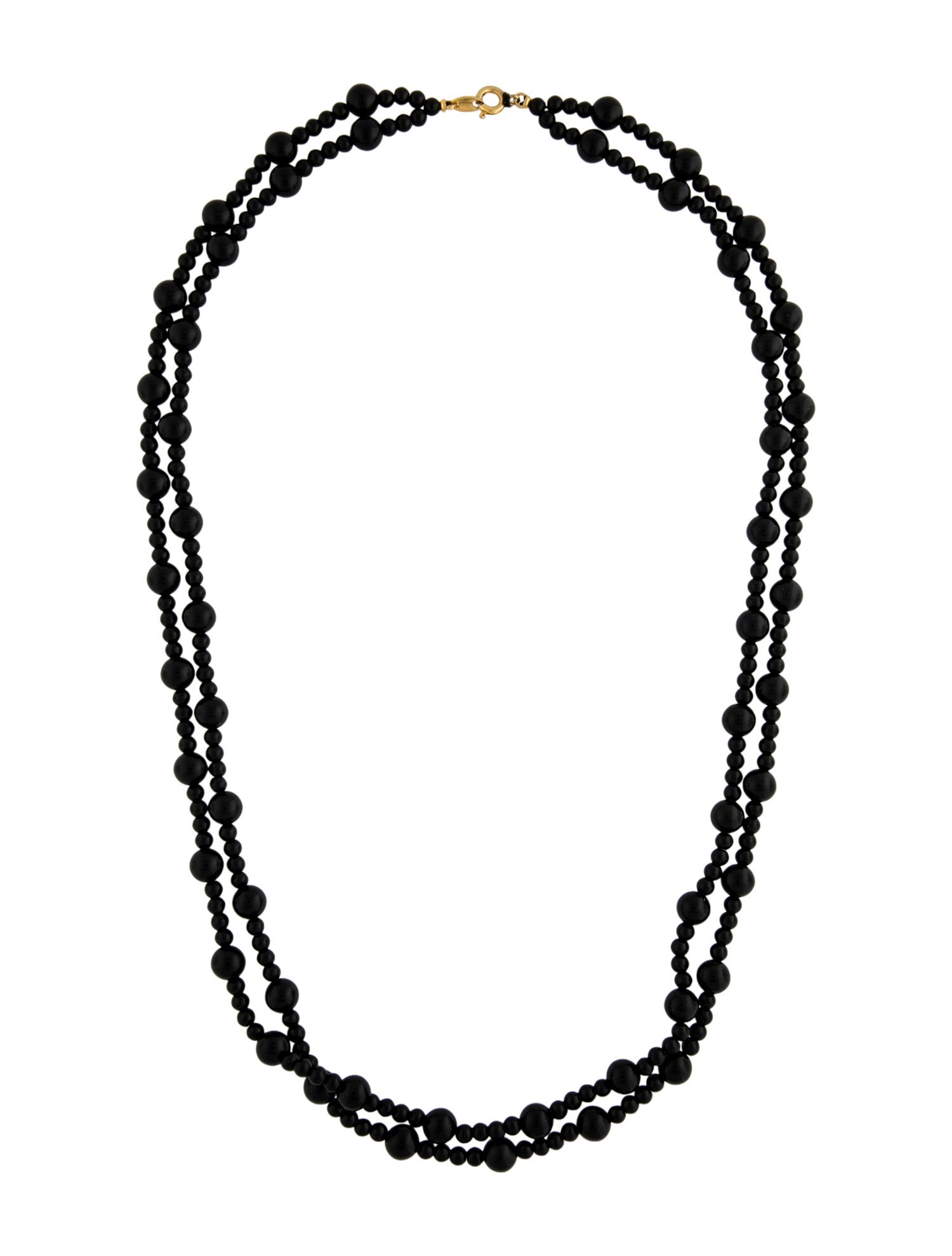 Trifari Bead Double Strand Necklace