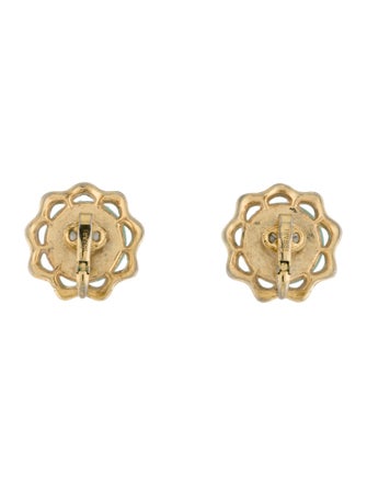 Trifari Resin Clip-On Earrings