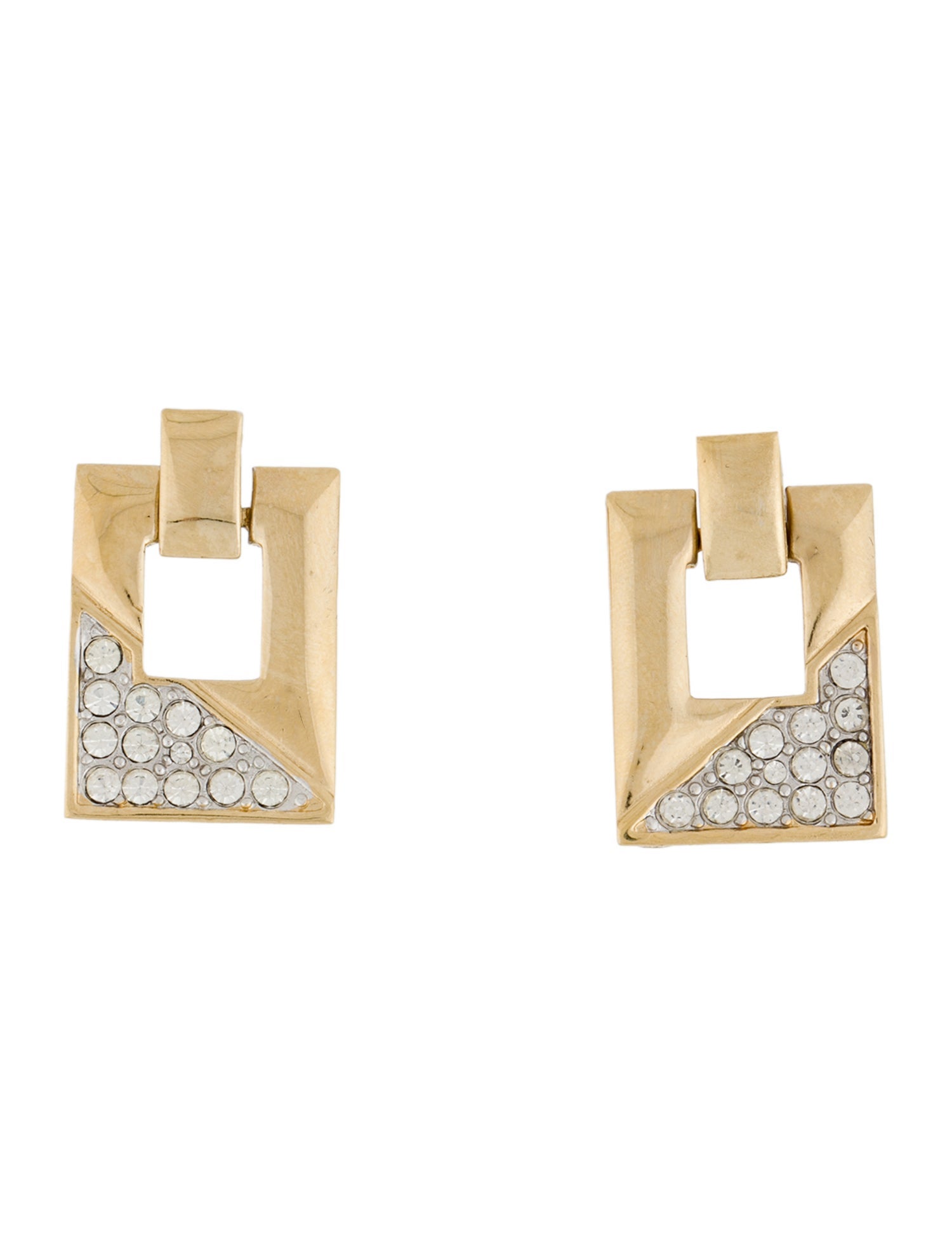 Trifari Crystal Drop Earrings