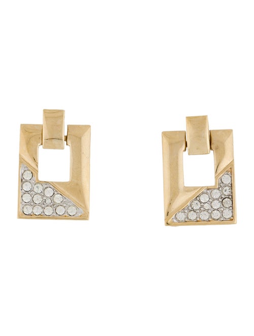 Trifari Crystal Drop Earrings