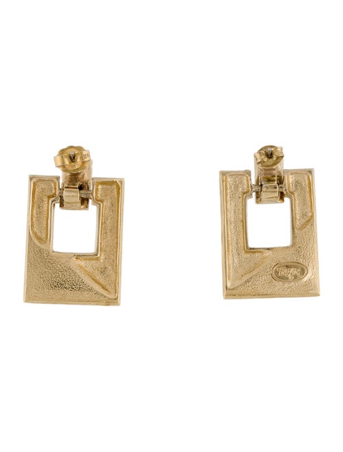 Trifari Crystal Drop Earrings