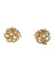 Trifari Crystal Clip On Earrings