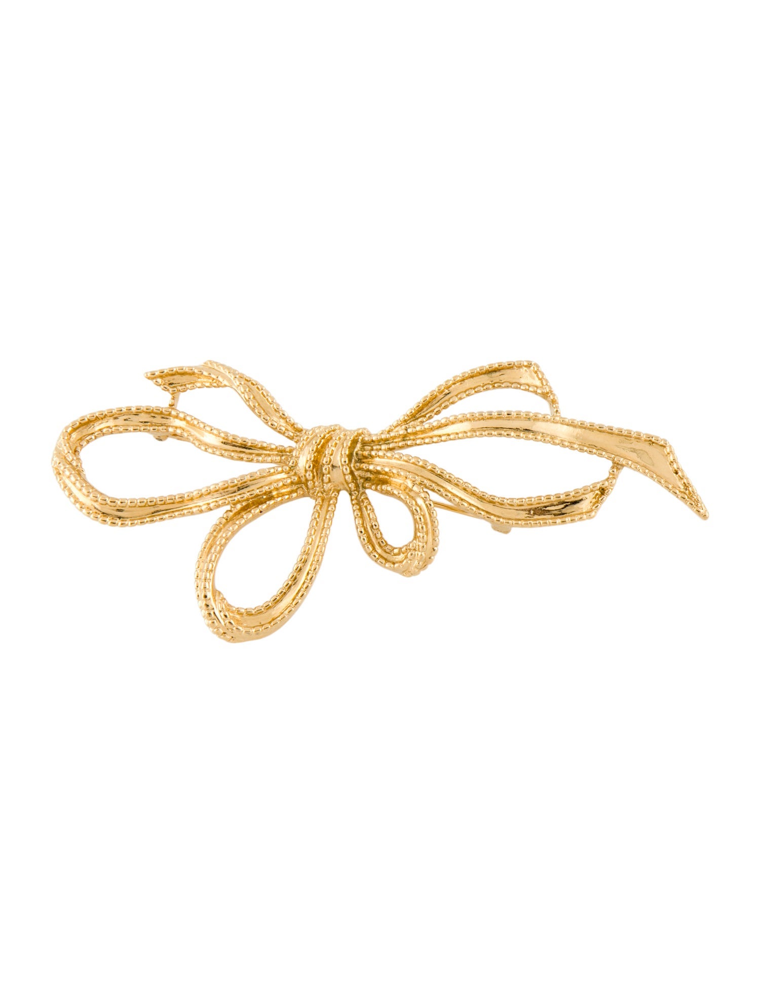 Trifari Ribbon Brooch Pin