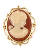 Trifari Cameo Brooch Pendant