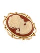 Trifari Cameo Brooch Pendant