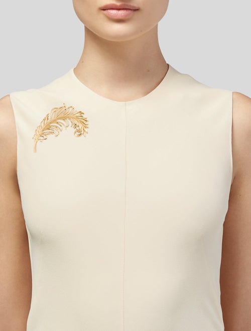 Trifari Ostrich Feather Brooch