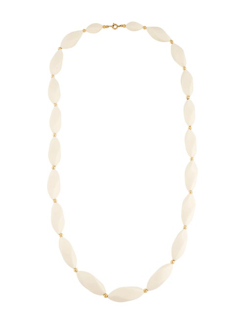 Trifari Resin Bead Strand Necklace