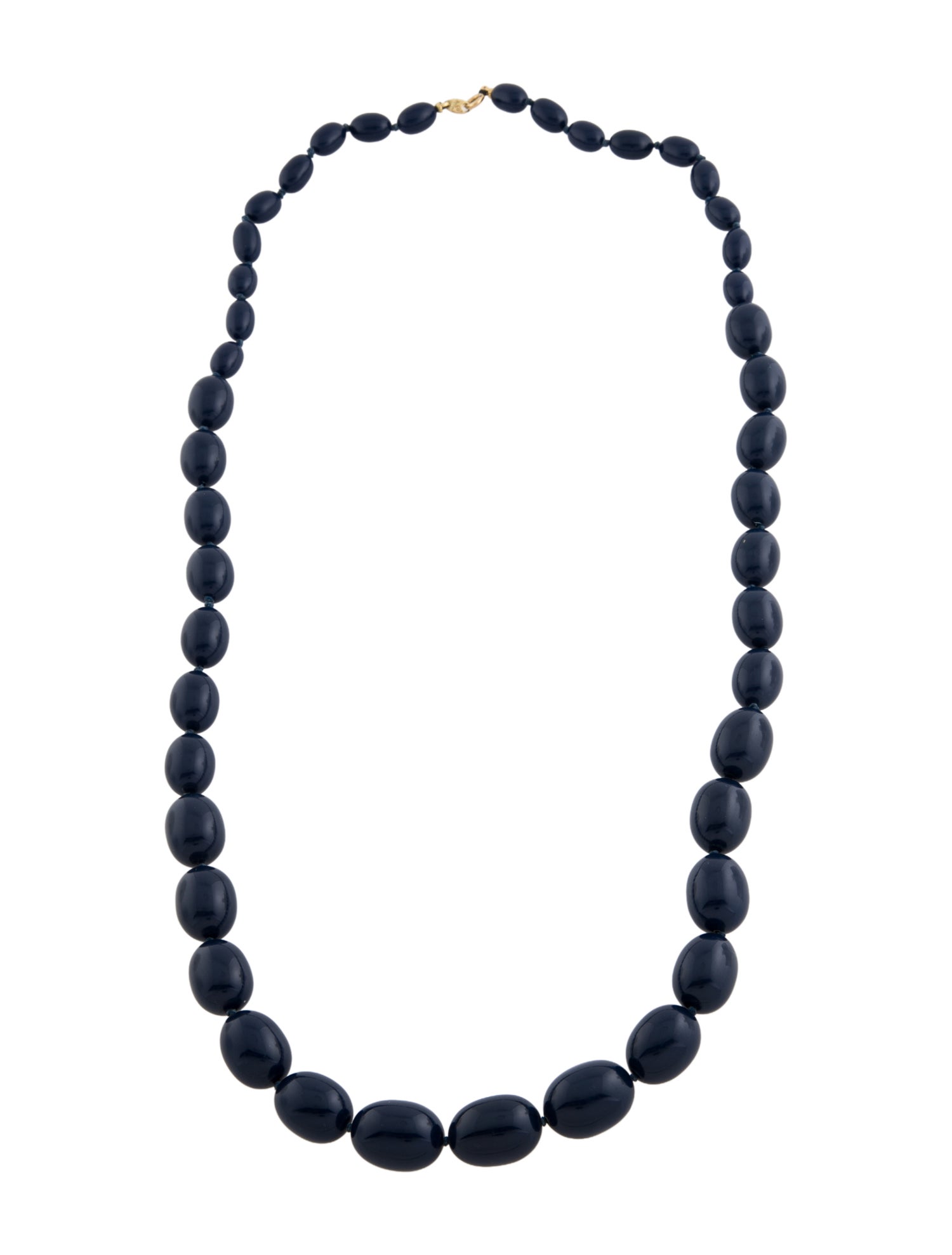 Trifari Resin Bead Strand Necklace