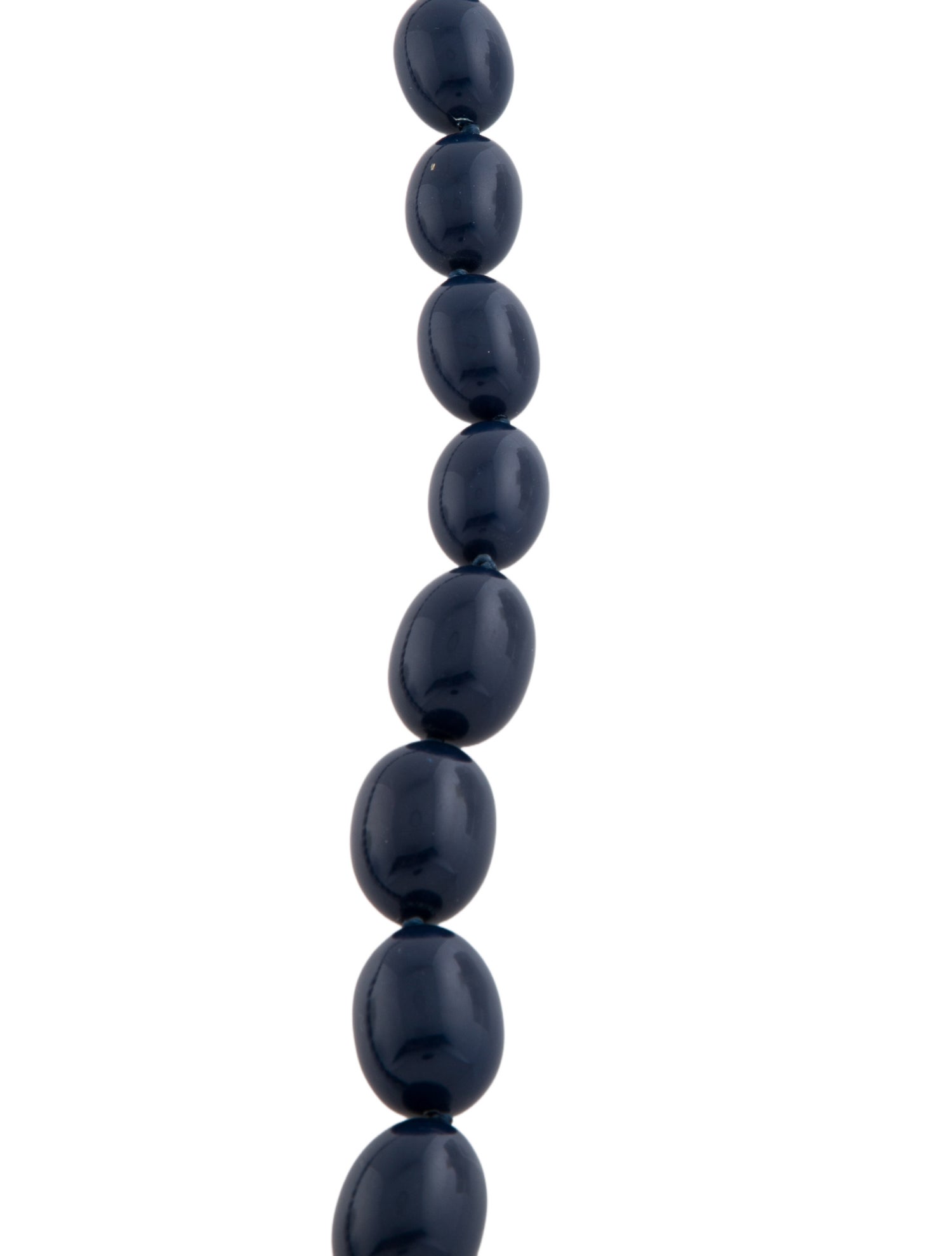 Trifari Resin Bead Strand Necklace