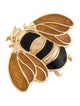 Trifari Enamel Bumble Bee Brooch Pin