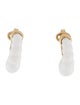Trifari Resin Hoop Clip-On Earrings