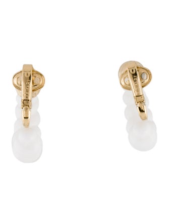 Trifari Resin Hoop Clip-On Earrings