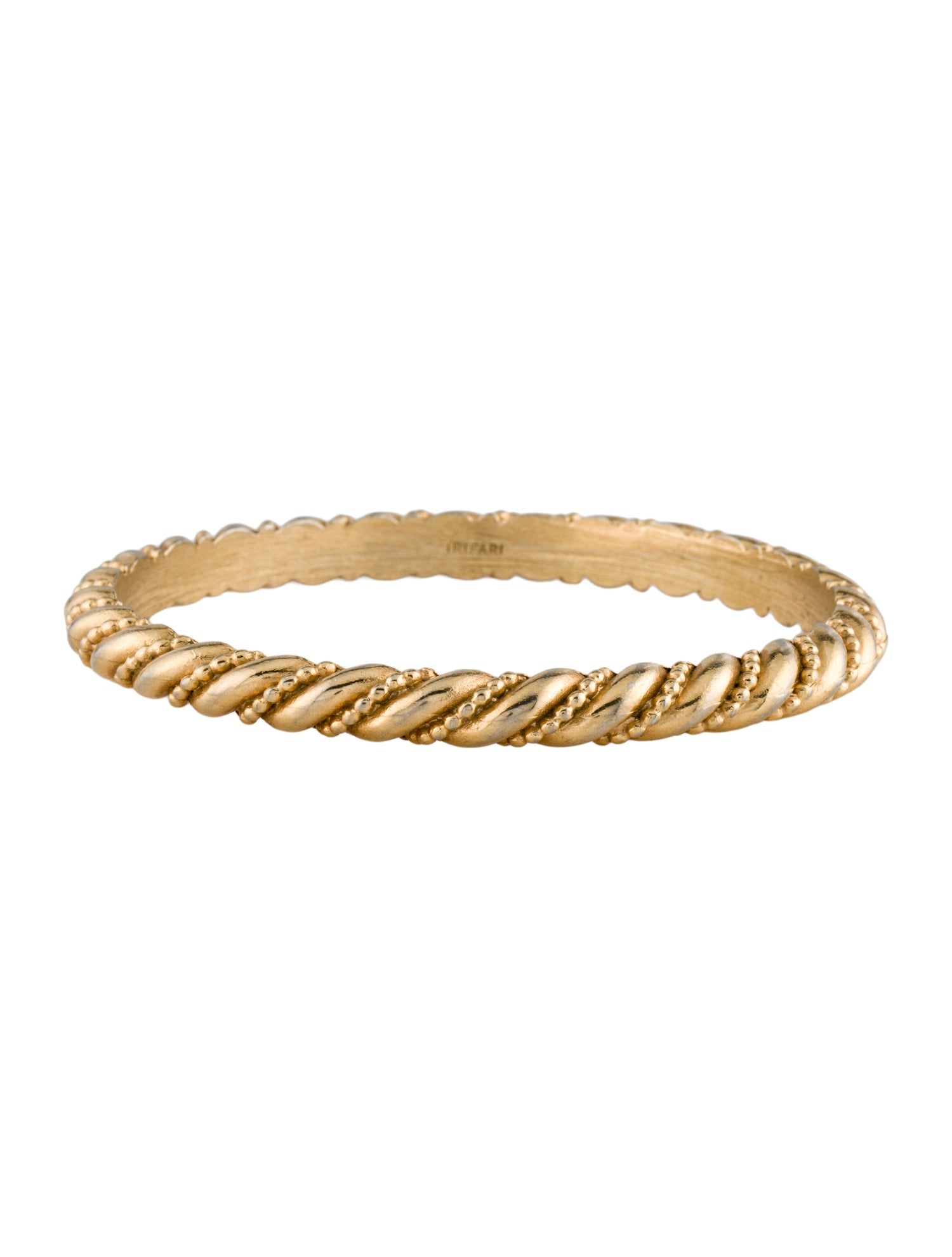 Trifari Spiral Bangle Bracelet