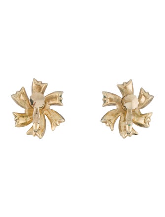 Trifari Pinwheel Clip-On Earrings