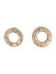 Trifari Swirl Hoop Earrings