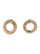 Trifari Swirl Hoop Earrings