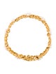 Trifari Faux Pearl Chain Link Bracelet
