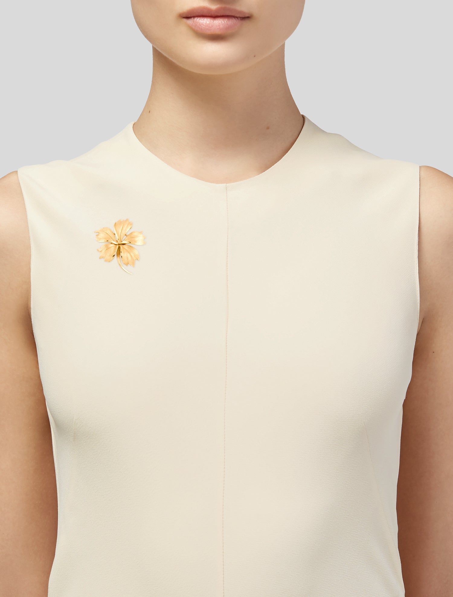 Trifari Flower Brooch Pin