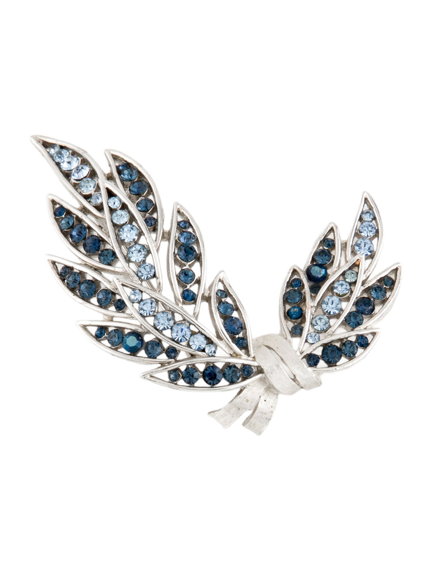 Trifari Crystal Brooch Pin