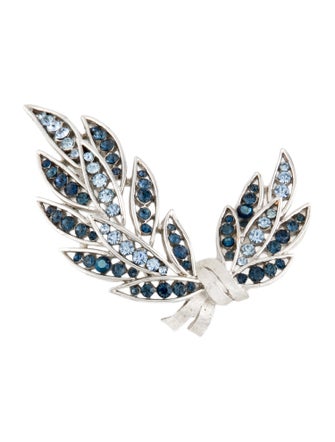 Trifari Crystal Brooch Pin