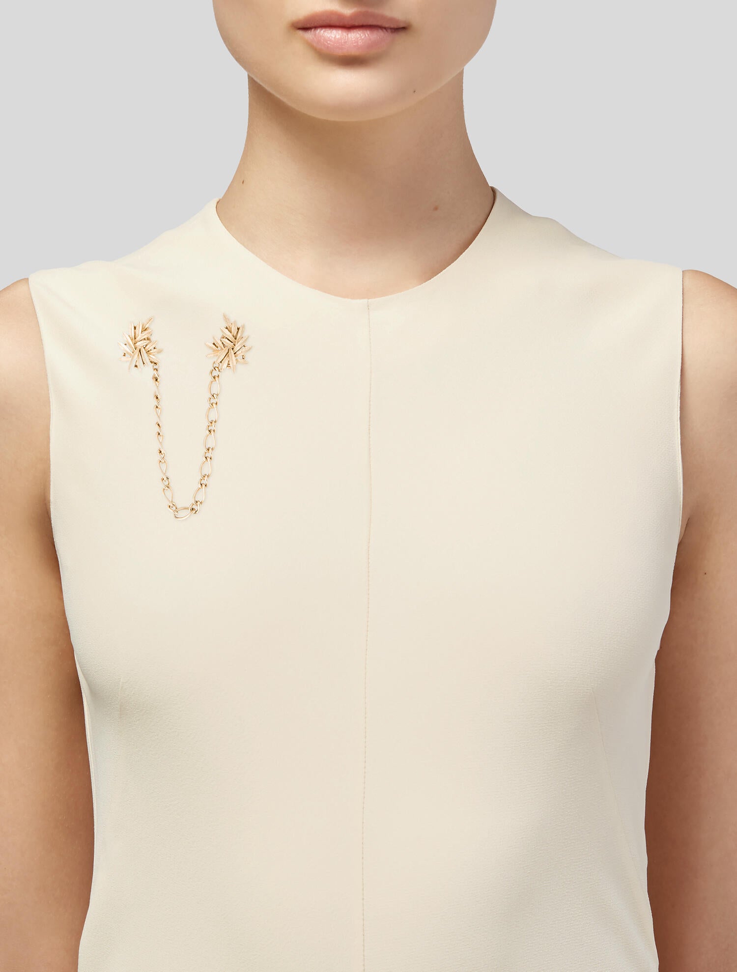 Trifari Leaf-Form Sweater Brooch