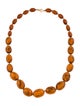 Trifari Resin Bead Necklace