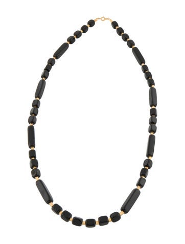 Trifari Station Vintage Beaded Long Necklace