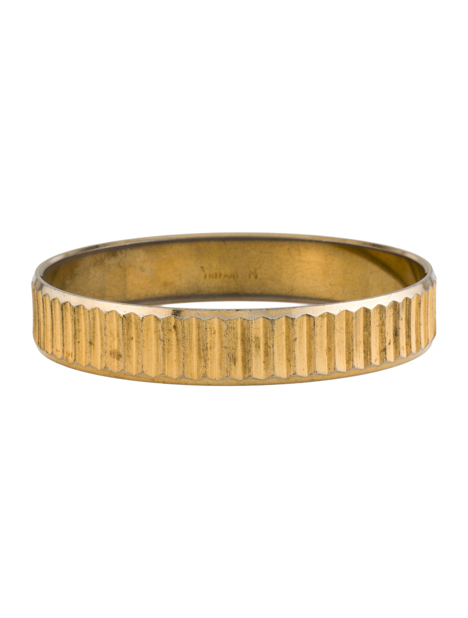 Trifari Textured Bangle