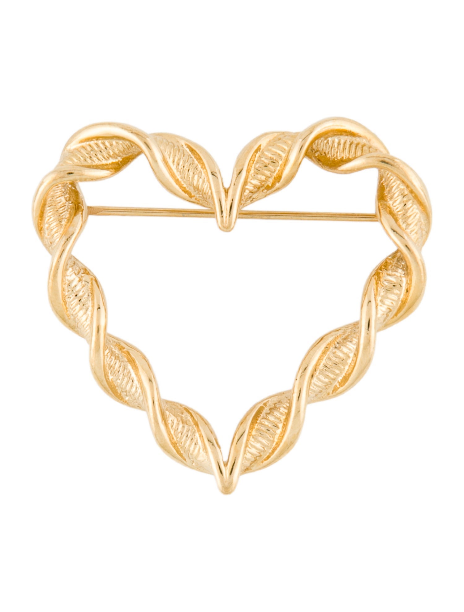Trifari Heart Brooch Pin
