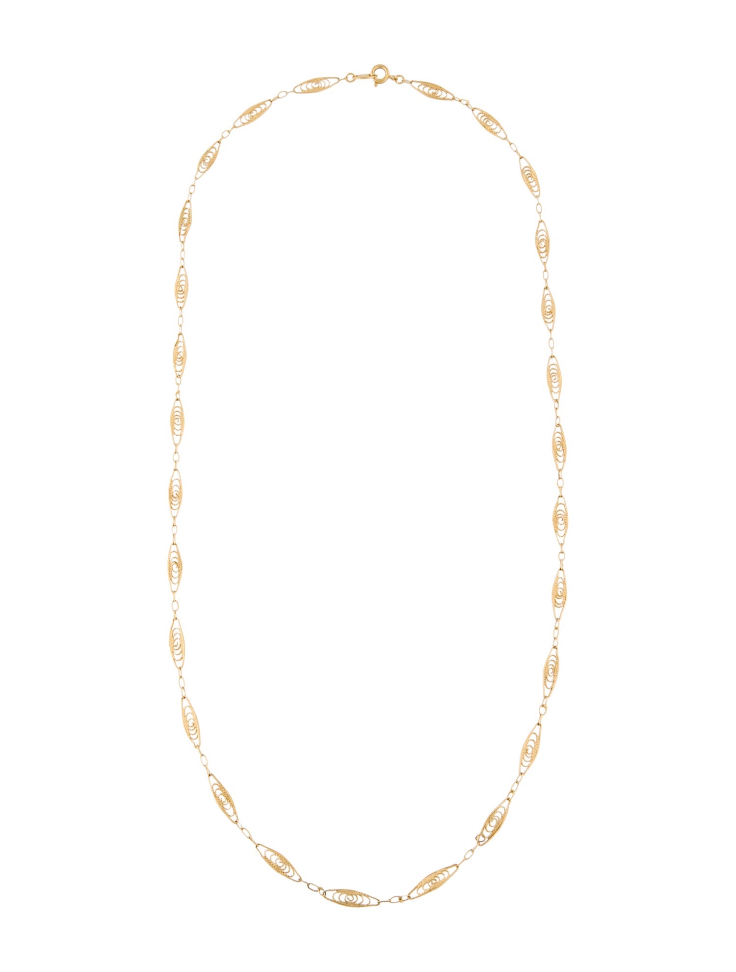Trifari Chain Link Necklace