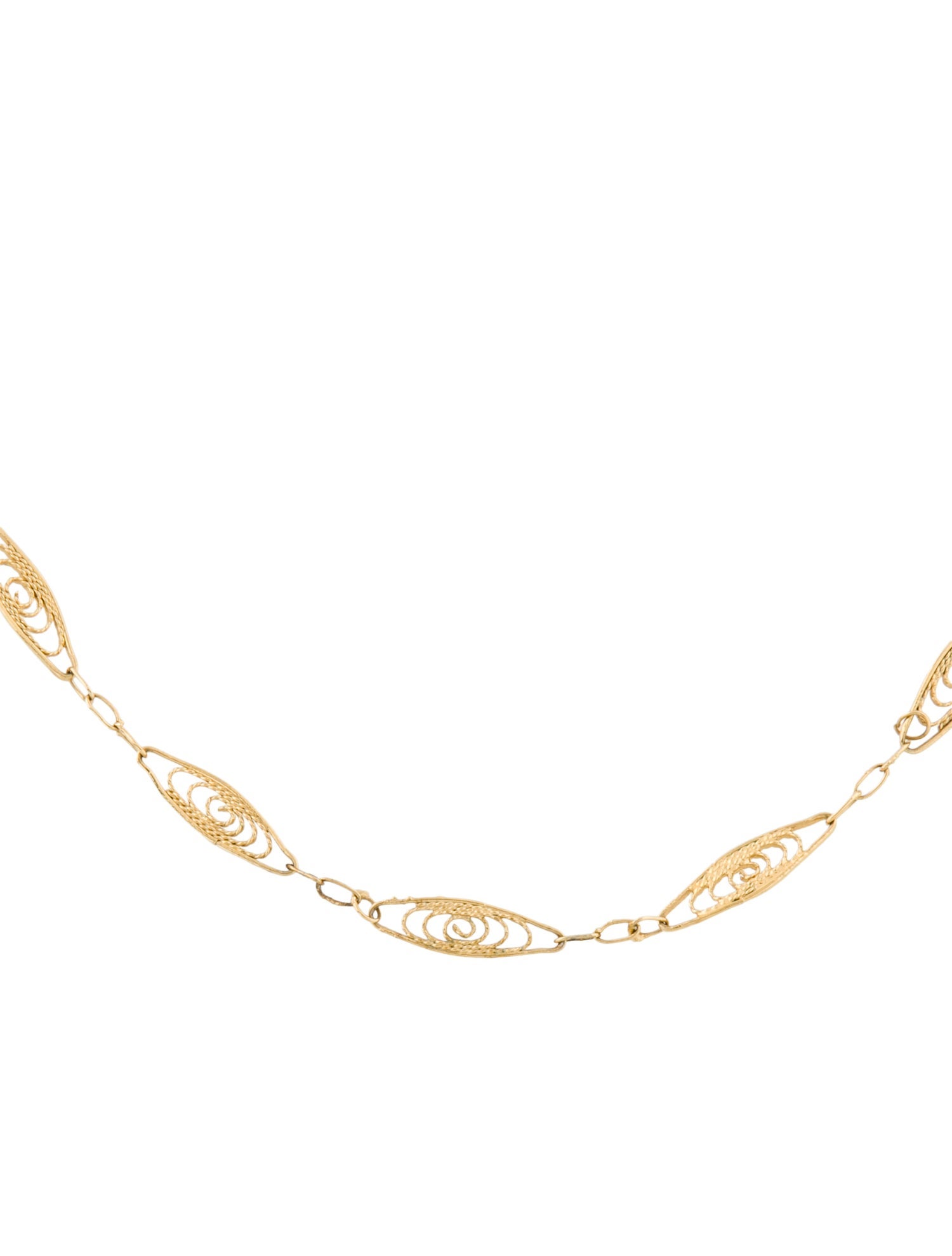 Trifari Chain Link Necklace