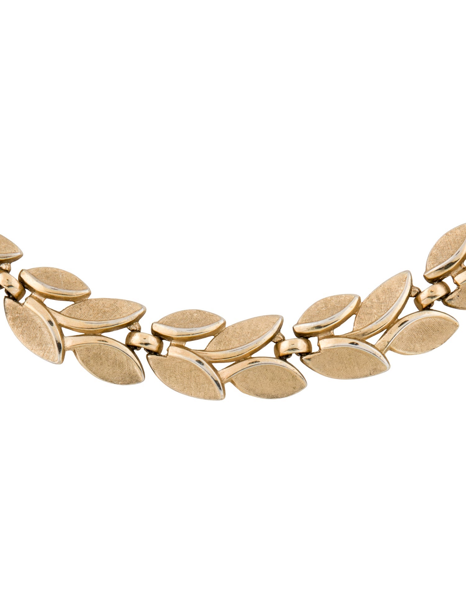 Trifari Leaf Collar Necklace