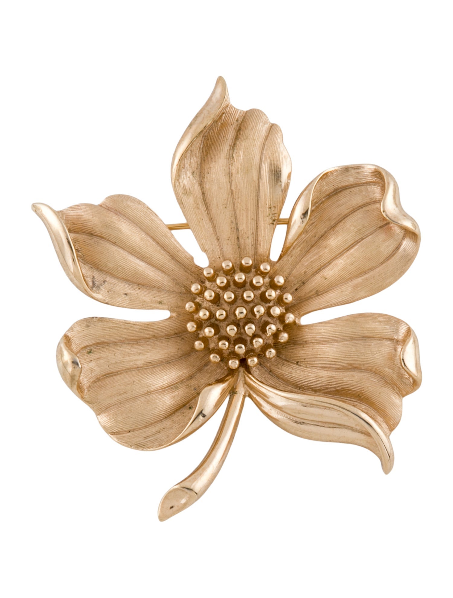 Trifari Vintage Flower Pin Brooch