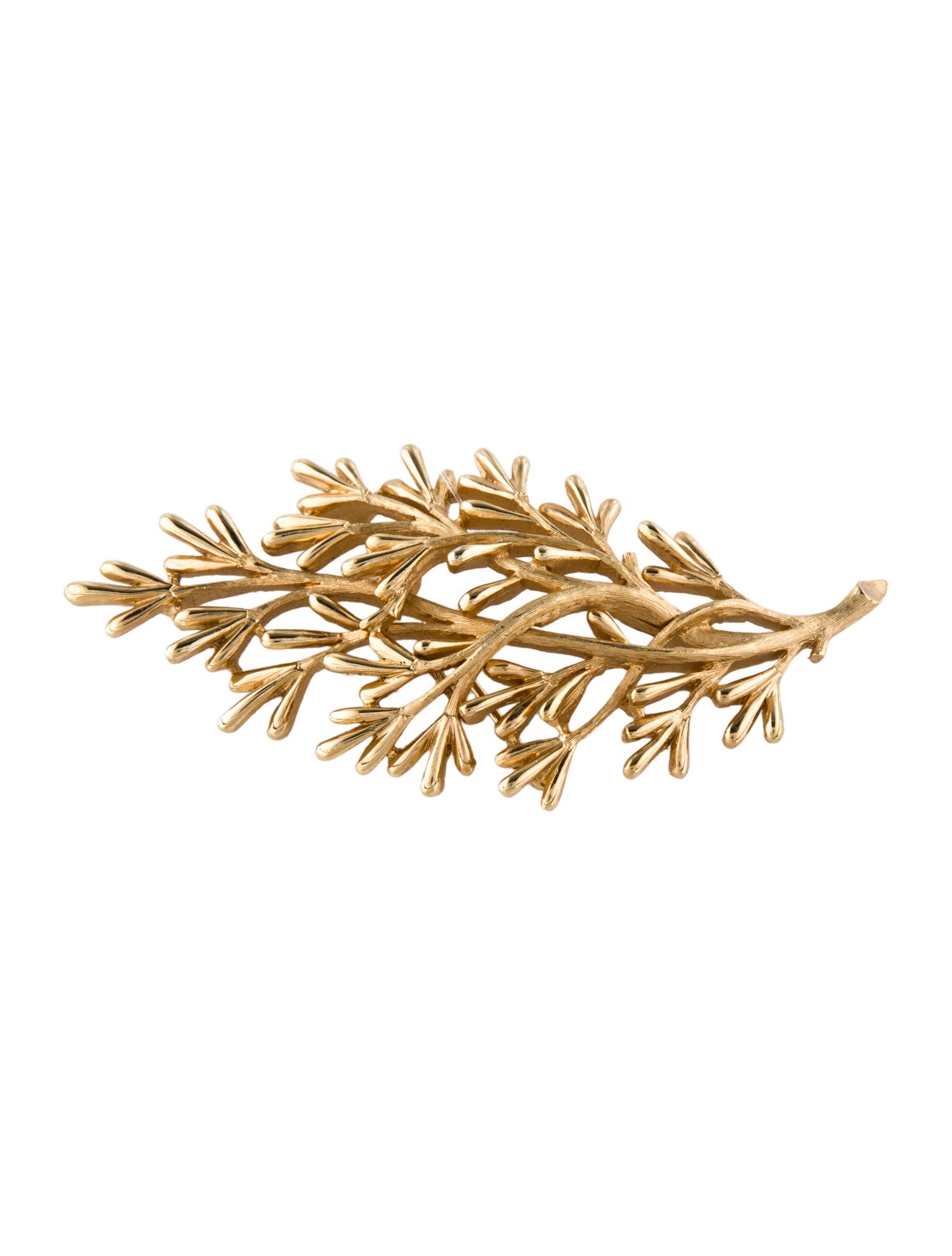 Trifari Branch Pin Brooch